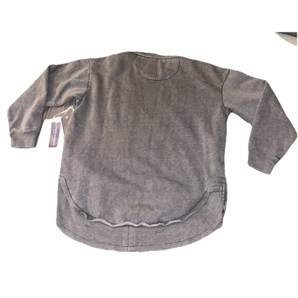 Simply Southern Classic Logo Long Sleeve Crew Sweatshirt Gray Small NWT - Picture 4 of 4